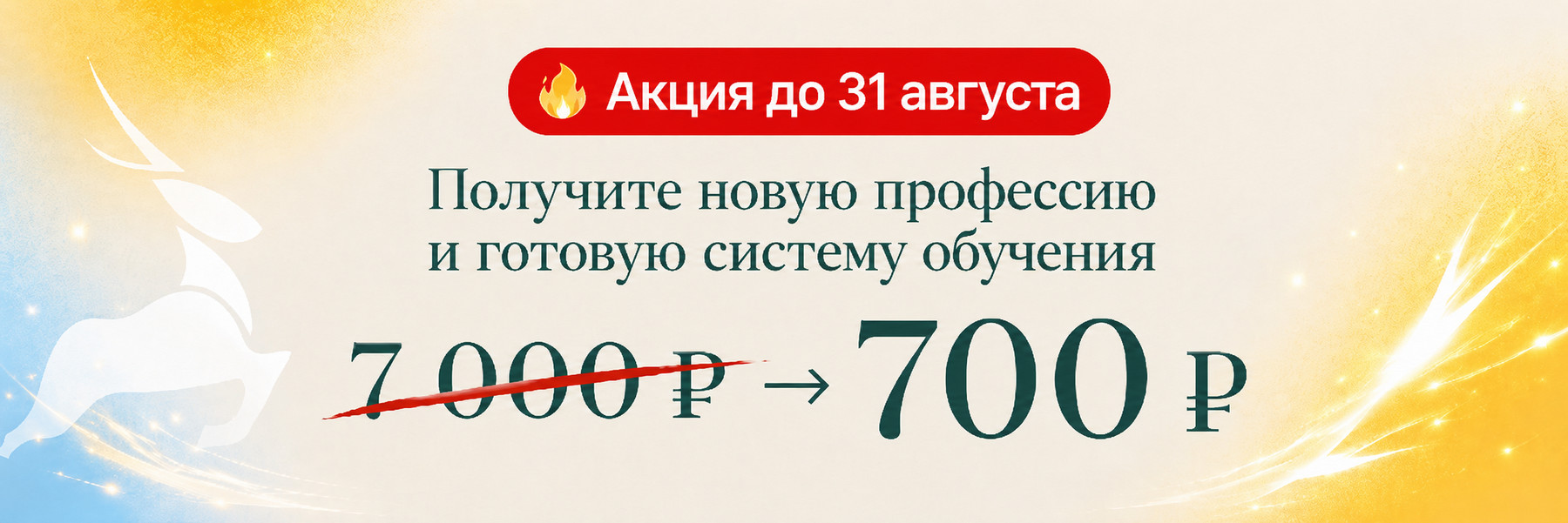 Акция до 31 августа
